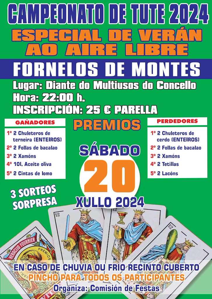 Campeonato de Tute Especial Verán (2024) en Fornelos de Montes