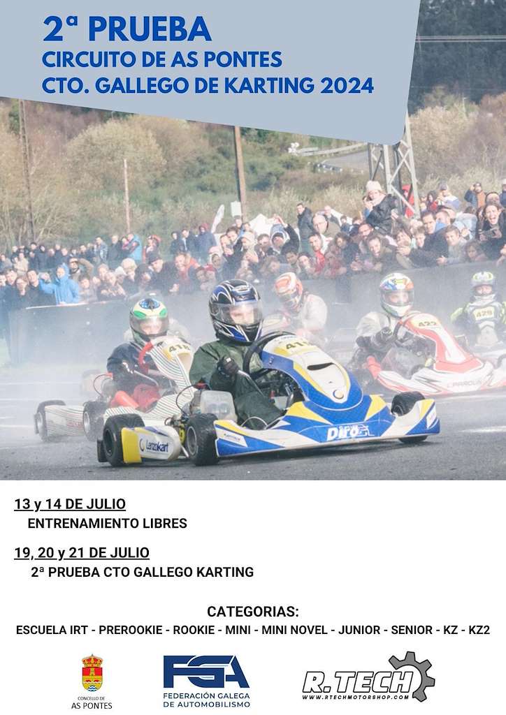 Campeonato Gallego de Karting (2024) en As Pontes de García Rodríguez