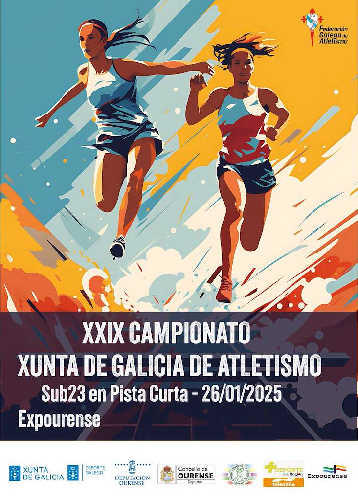 XXIX Campionato Xunta de Galicia de Atletismo Sub23 (2025) en Ourense