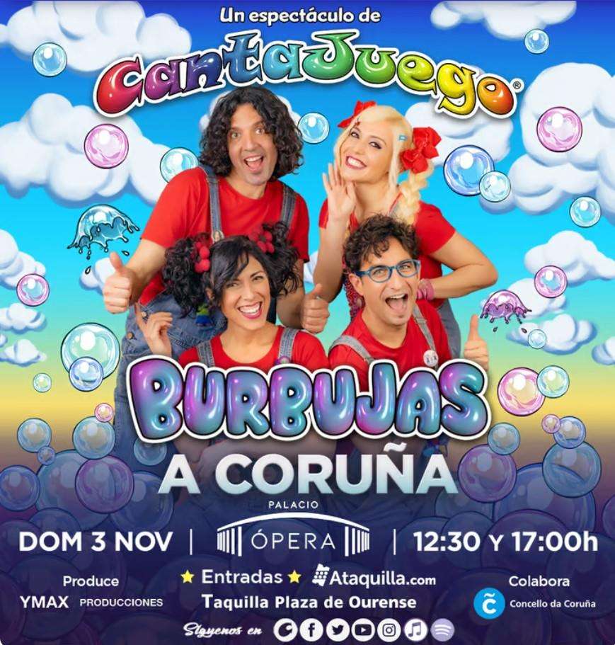 Cantajuego - Burbujas (2024) en A Coruña