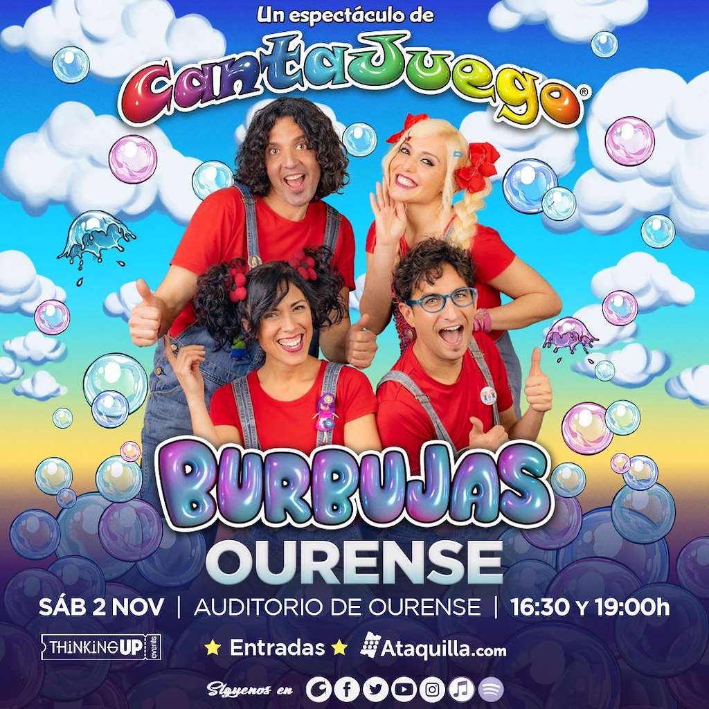 Cantajuego - Burbujas (2024) en Ourense