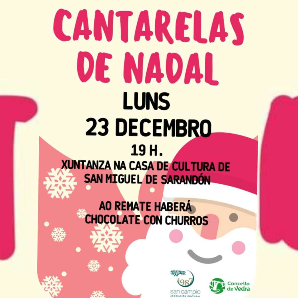 Cantarelas de Nadal (2024) en Vedra