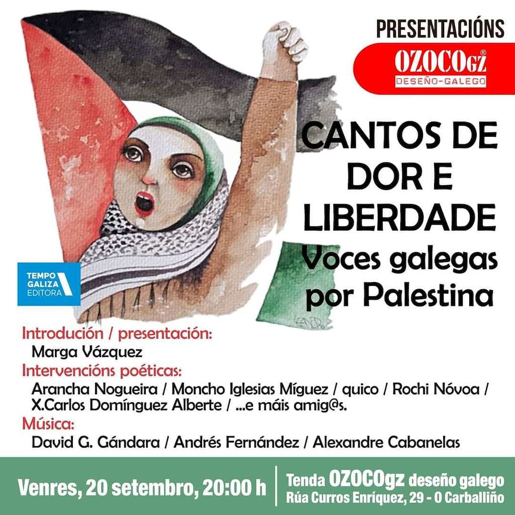 Cantos de Dor e Liberdade - Voces Galegas por Palestina (2024) en O Carballiño