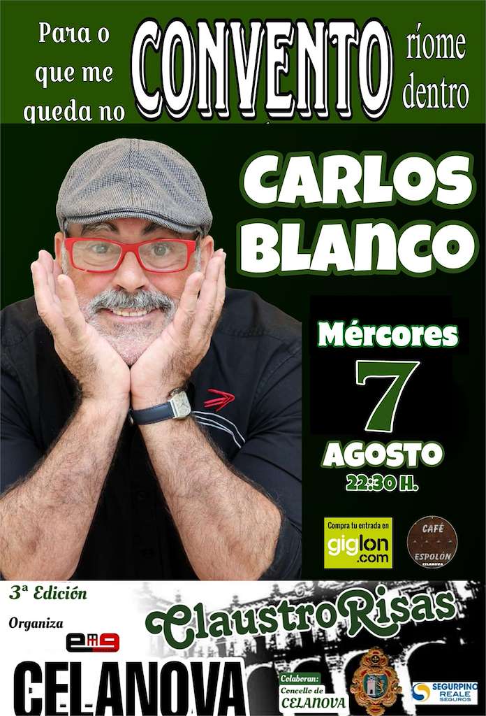 Carlos Blanco - ClaustroRisas (2024) en Celanova
