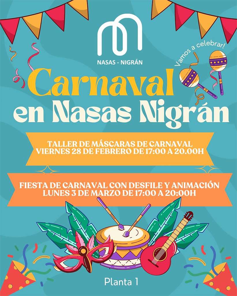 Carnaval del Centro Comercial Nasas (2025) en Nigrán