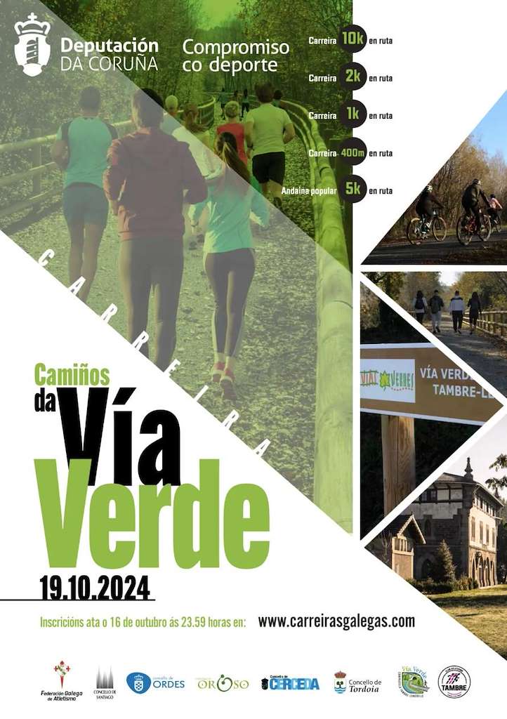 I Carreira Camiños da Vía Verde (2024) en Oroso