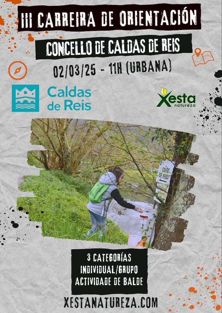 III Carreira de Orientación (2025) en Caldas de Reis