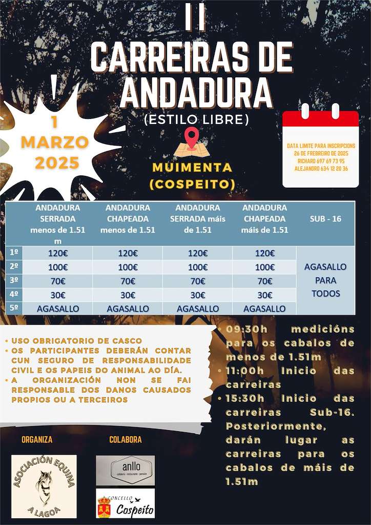 II Carreiras de Andadura de Muimenta  (2025) en Cospeito