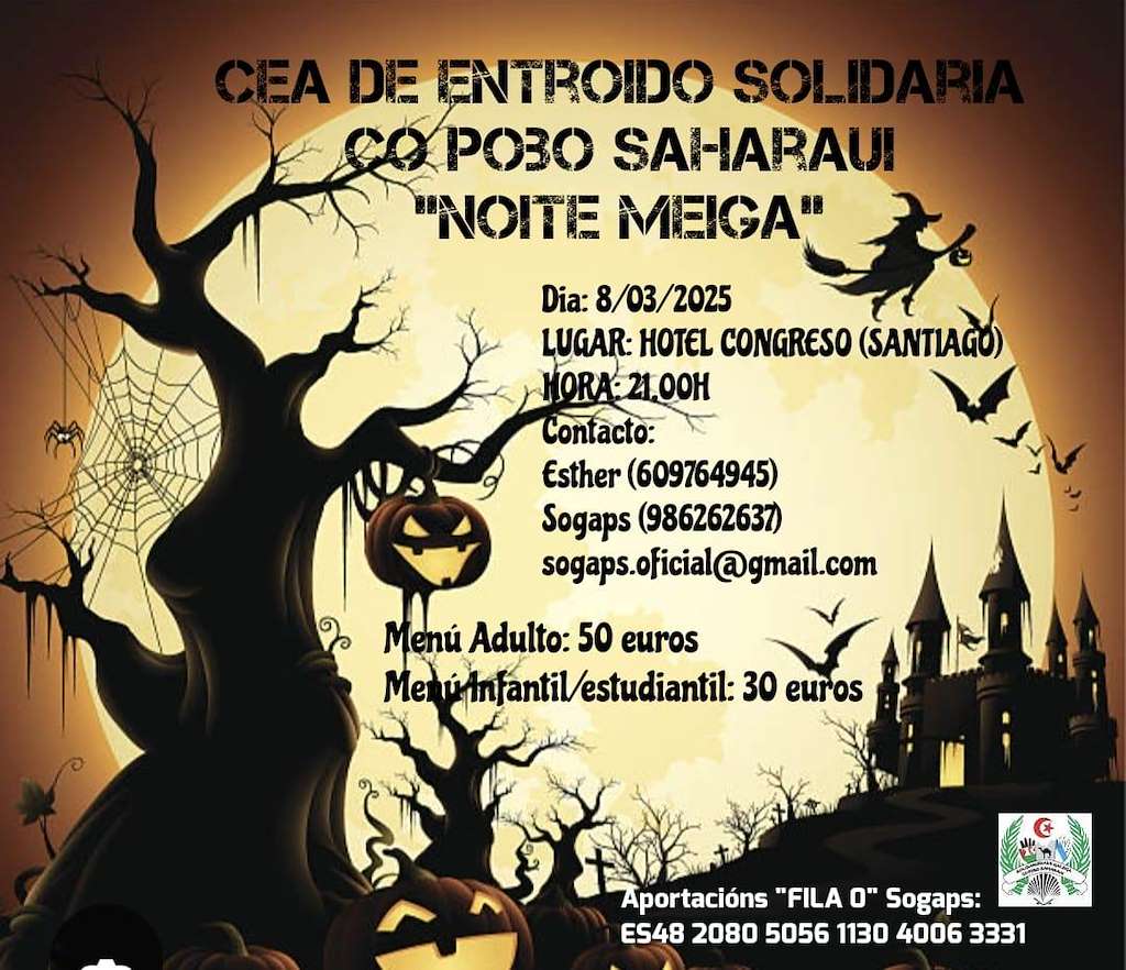 Cea de Entroido Solidaria co Pobo Saharaui - Noite Meiga (2025) en Teo