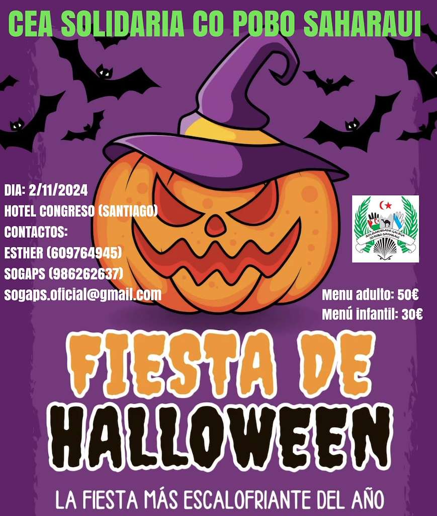 Cea Solidaria co Pobo Saharaui - Fiesta de Halloween (2025) en Ames