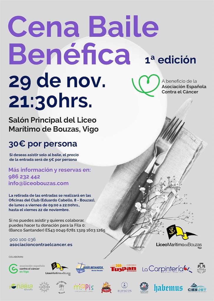 Cena Baile Benéfica de Bouzas (2024) en Vigo