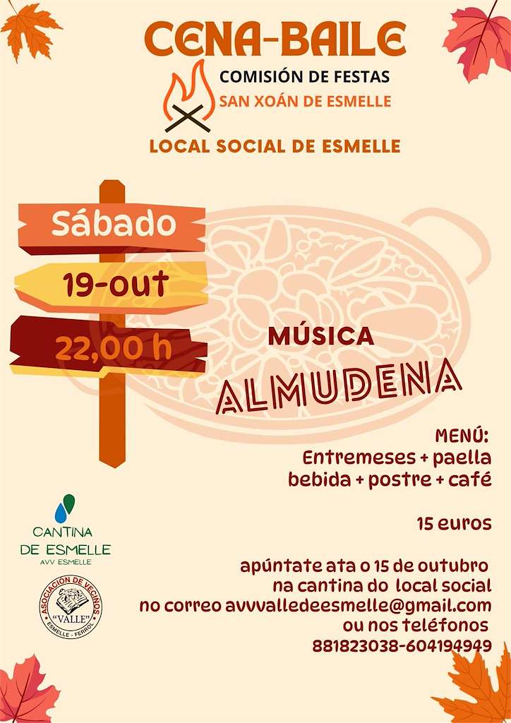 Cena-Baile de Esmelle (2024) en Ferrol