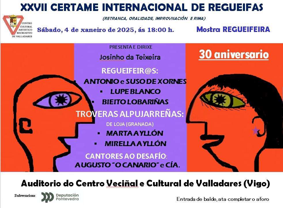 XXVII Certame Internacional de Regueifas (2025) en Vigo