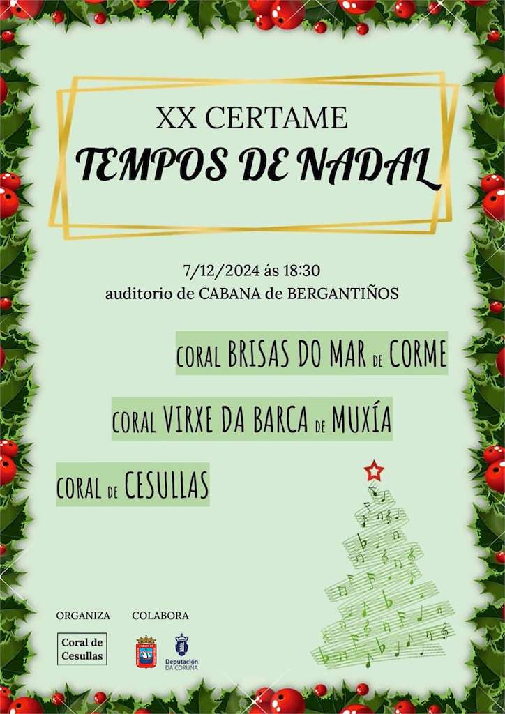 XX Certame Tempos de Nadal en Cabana de Bergantiños