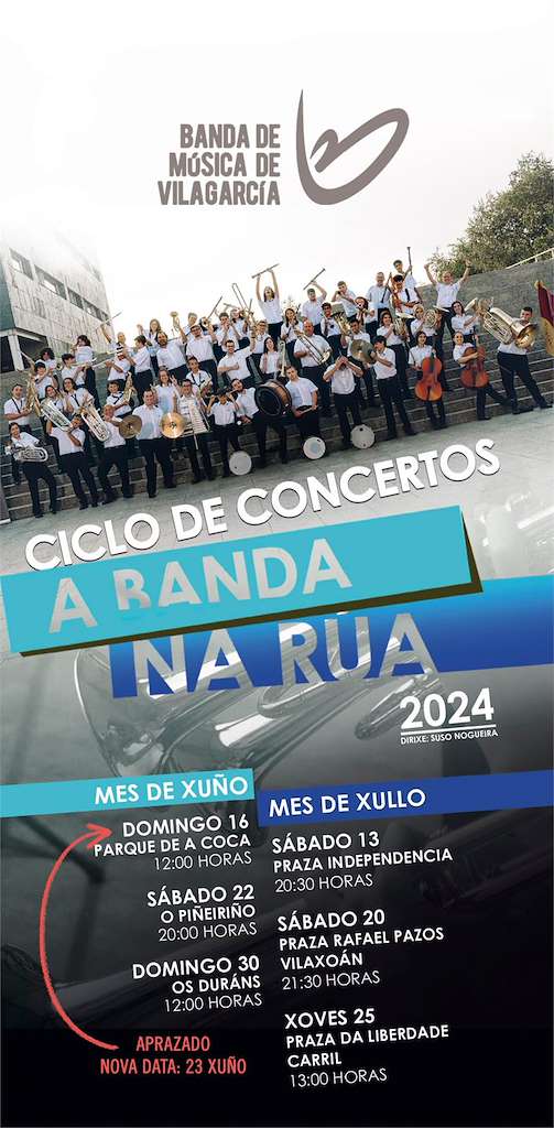 Ciclo de Concertos - A Banda na Rúa (2024) en Vilagarcía de Arousa