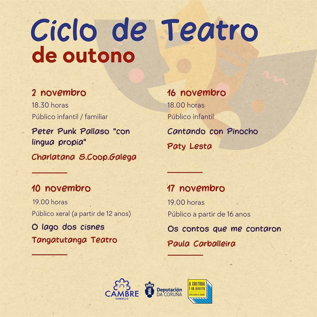 Ciclo de Teatro de Outono (2024) en Cambre