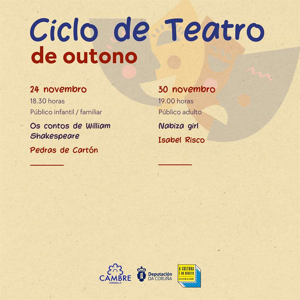 Ciclo de Teatro de Outono (2024) en Cambre