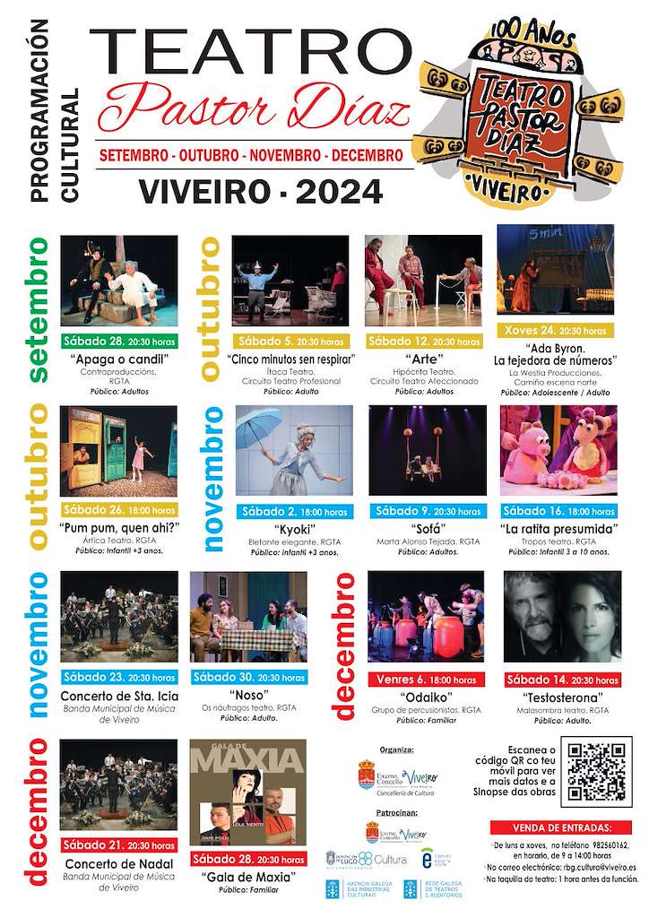 Ciclo de Teatro Pastor Díaz (2024) en Viveiro