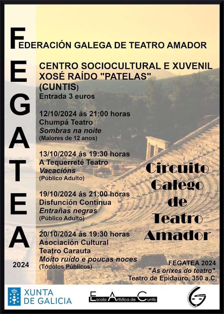 Circuito Galego de Teatro Amador en Cuntis