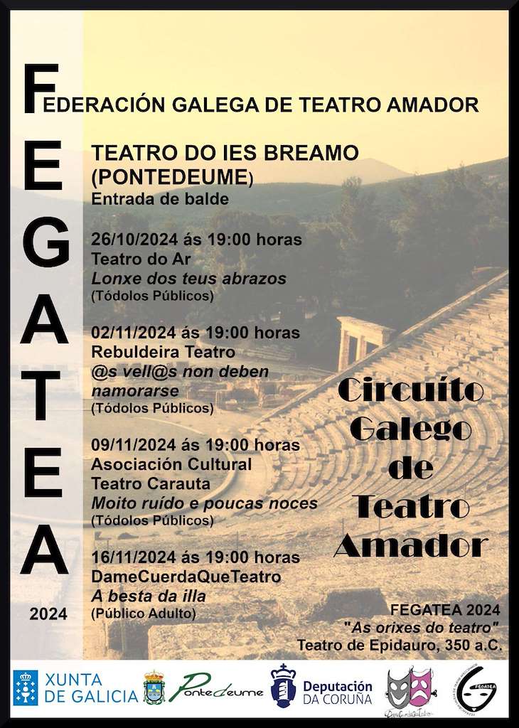 Circuito Galego de Teatro Amador (2024) en Pontedeume