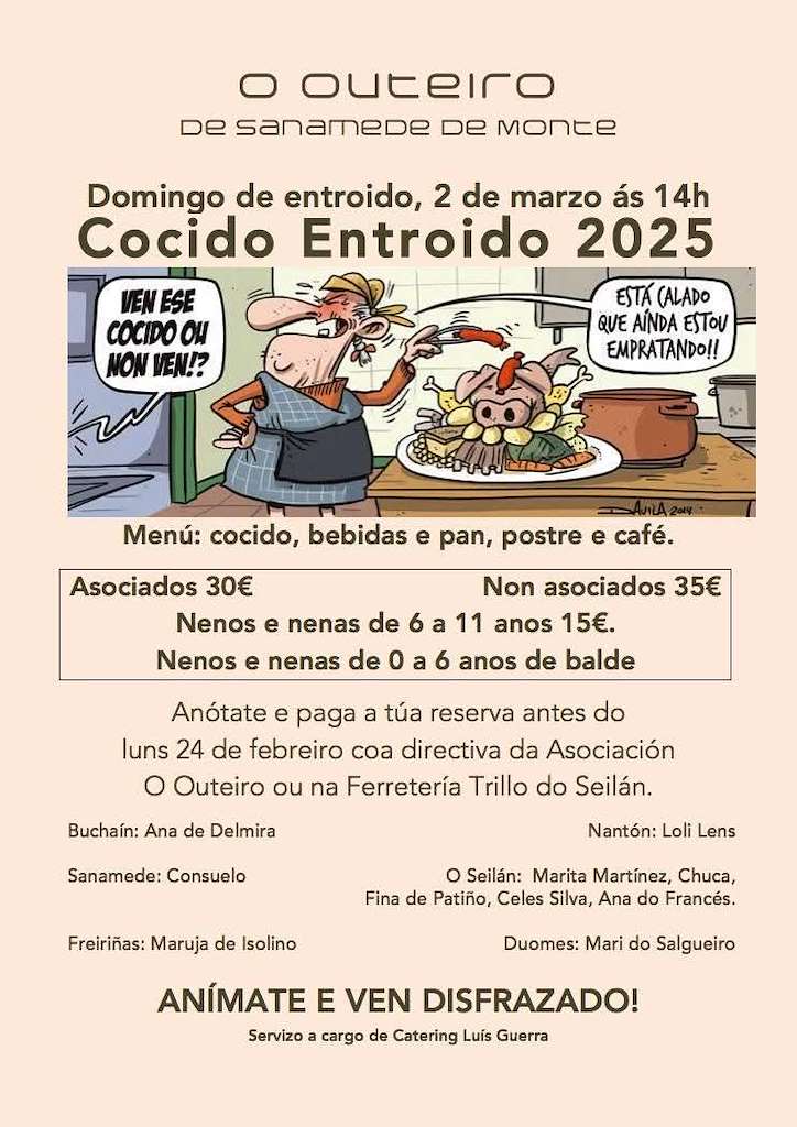 Cocido de Entroido de O Outeiro (2025) en A Baña