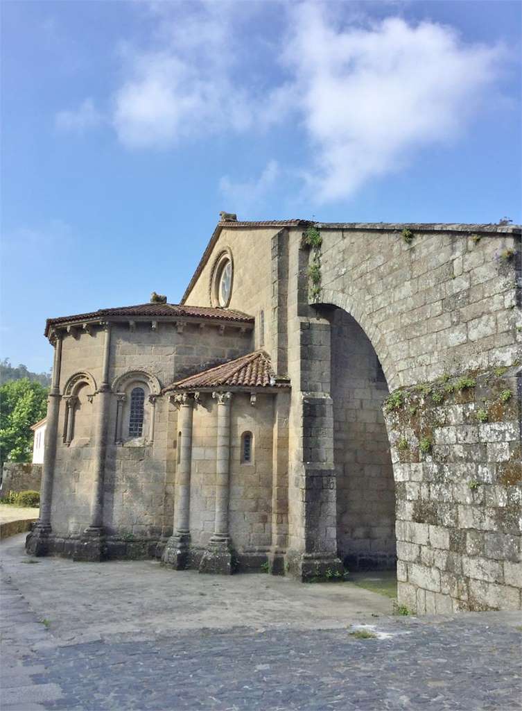 Colegiata Santa María do Sar en Santiago de Compostela
