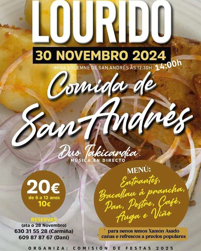 Comida de San Andrés de Lourido (2024) en Salvaterra do Miño