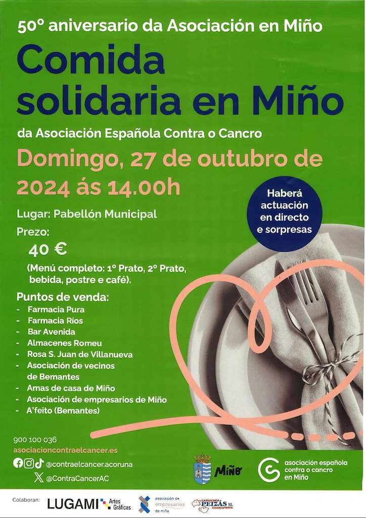 Comida Solidaria  (2024) en Miño