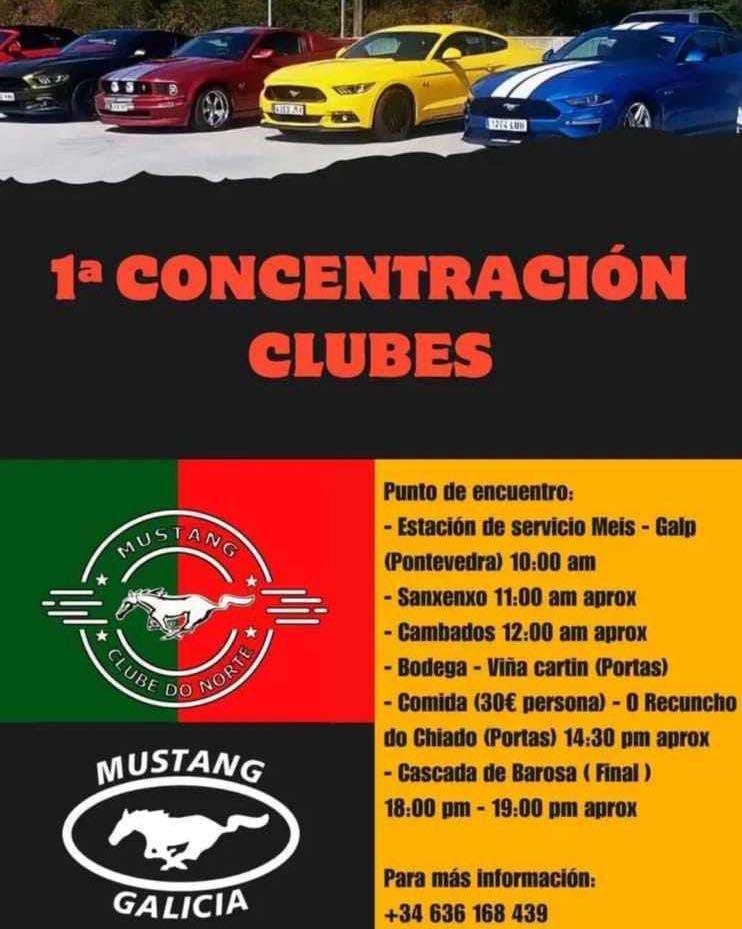 I Concentración de Clubes Mustang  (2024) en Meis