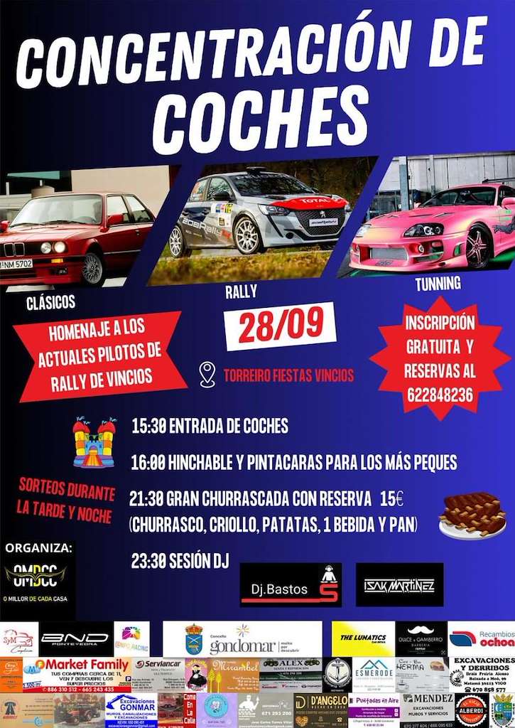 Concentración de Coches de Vincios (2024) en Gondomar