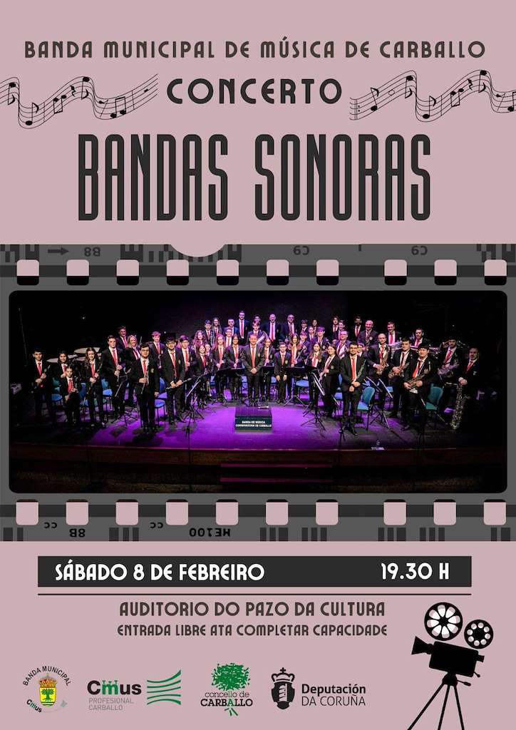 Concerto Bandas Sonoras (2025) en Carballo