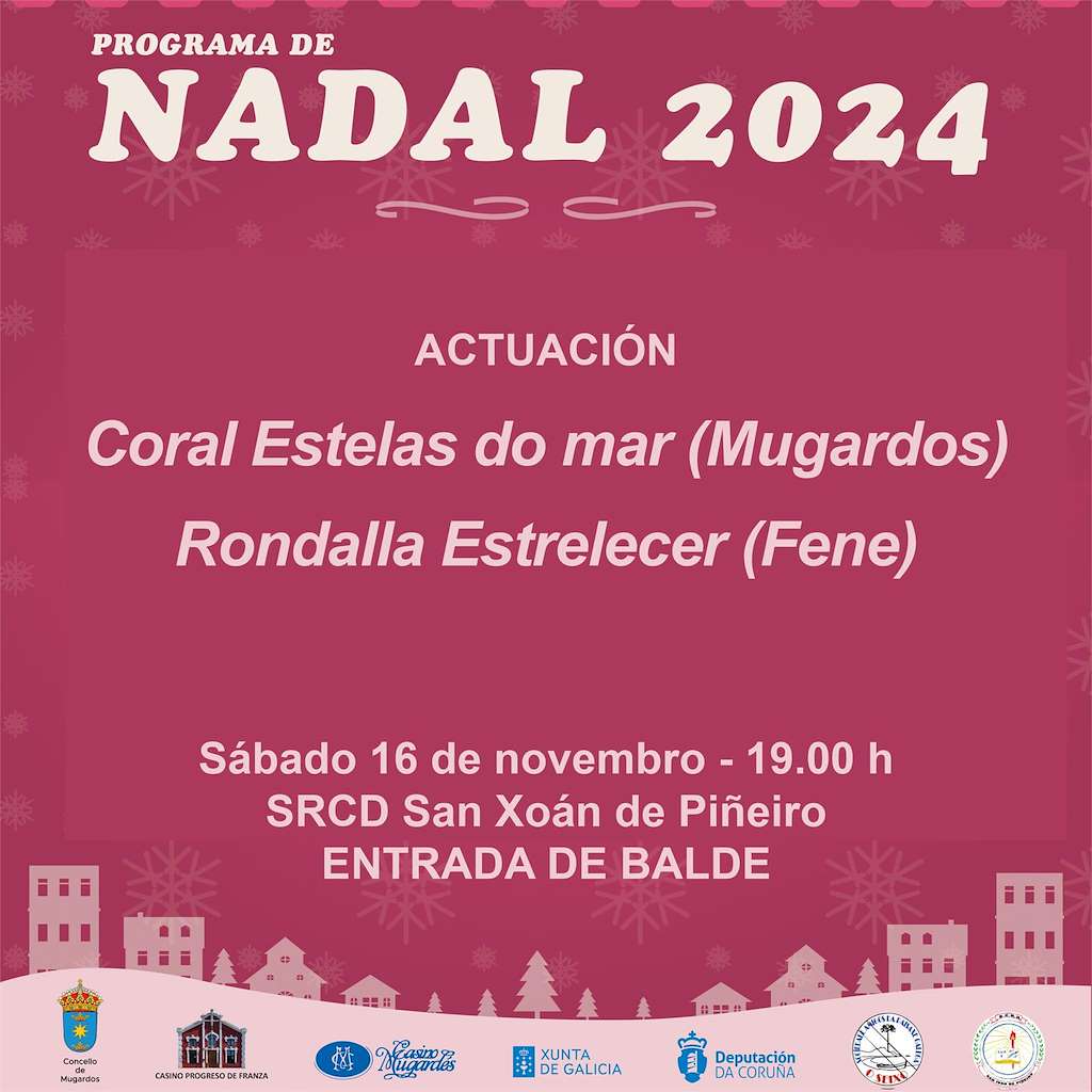 Concerto Coral de Nadal (2024) en Mugardos