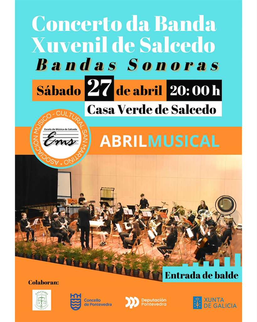 Concerto da Banda Xuvenil de Salcedo (2024) en Pontevedra