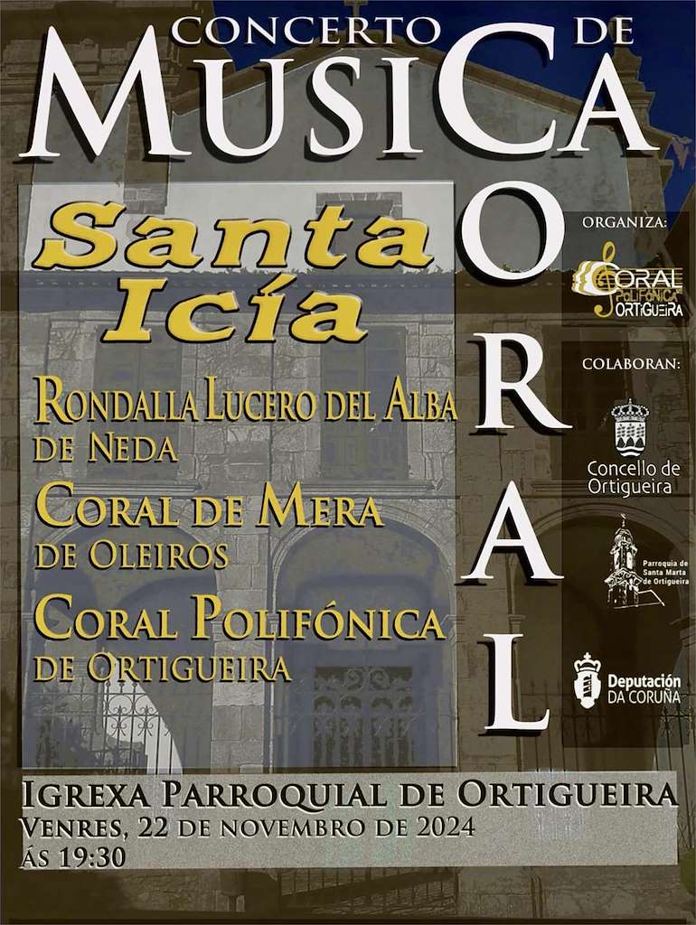 Concerto de Música Coral - Santa Icía  (2024) en Ortigueira