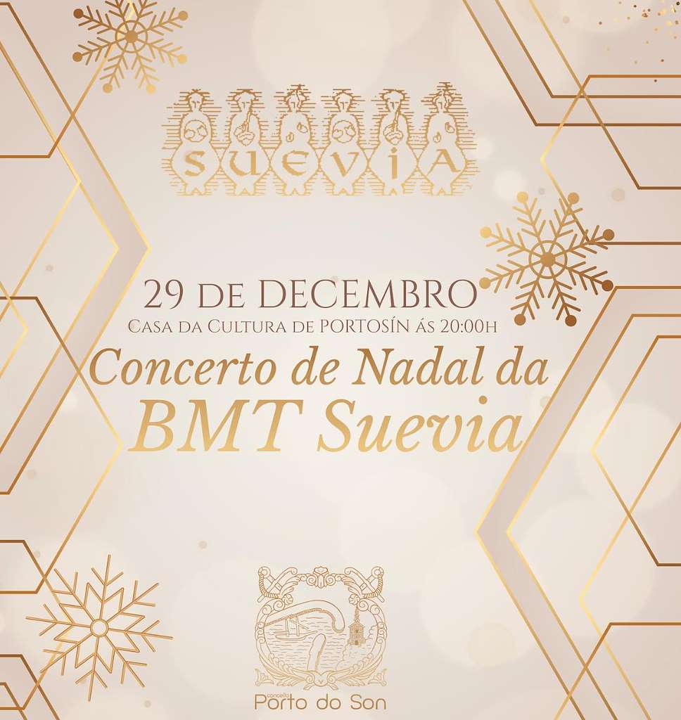 Concerto de Nadal da BMT de Suevia (2024) en Porto do Son