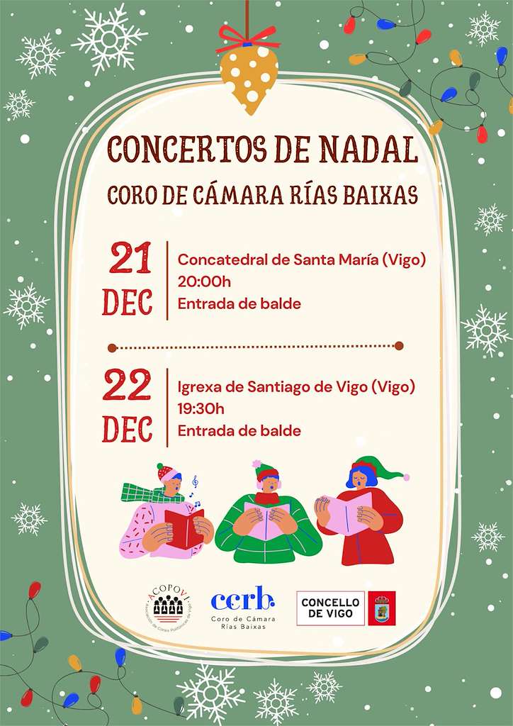 Concerto de Nadal do Coro de Cámara Rías Baixas (2024) en Vigo