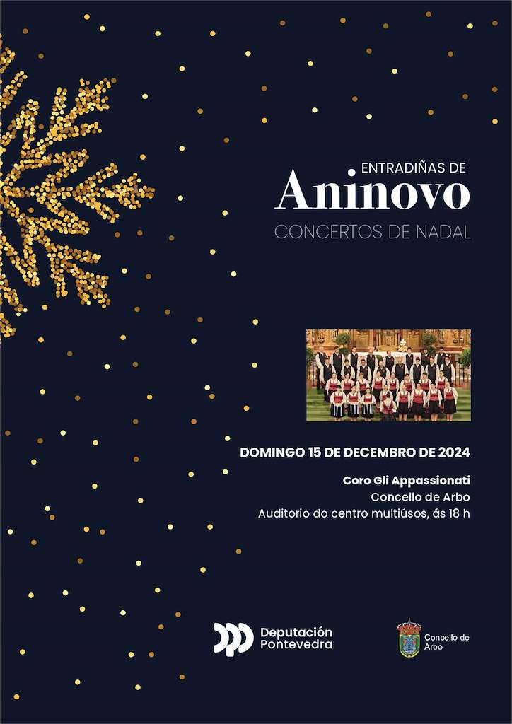 Concerto de Nadal Entradiñas de Aninovo (2024) en Arbo