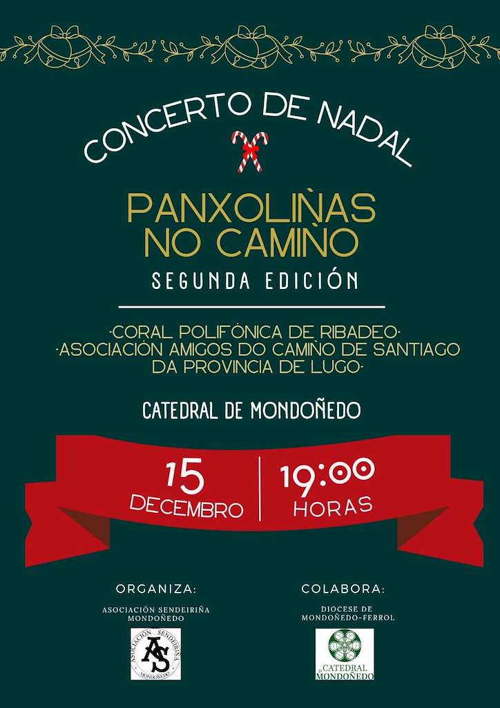 Concerto de Nadal Panxoliñas no Camiño (2024) en Mondoñedo