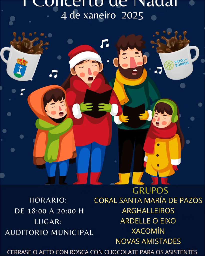 I Concerto de Nadal (2025) en Pazos de Borbén