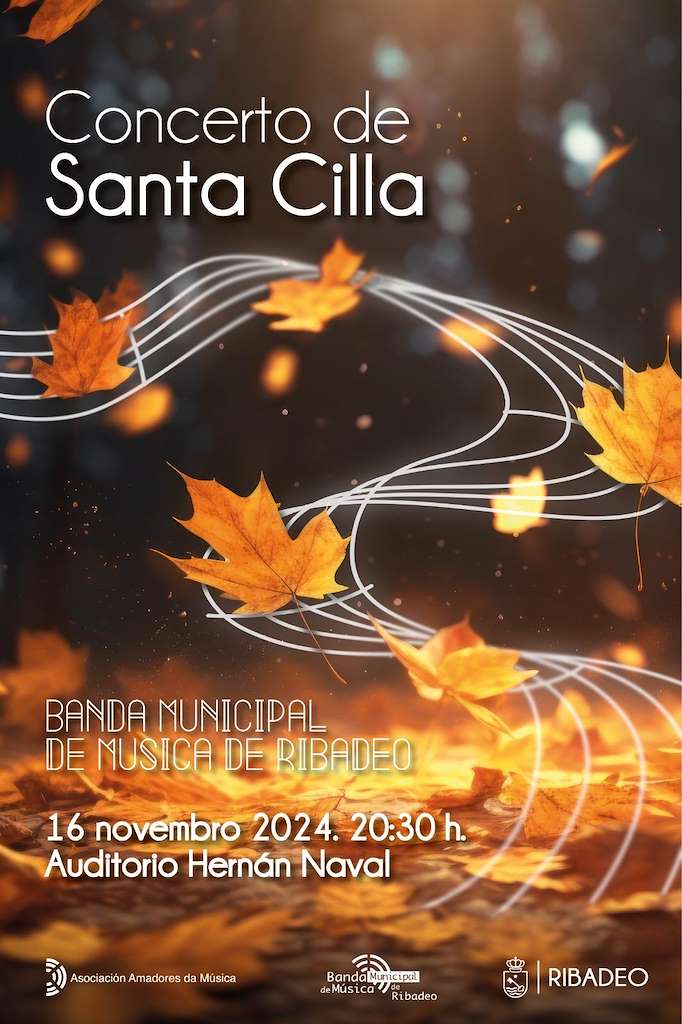 Concerto de Santa Cilla da Banda de Música (2024) en Ribadeo