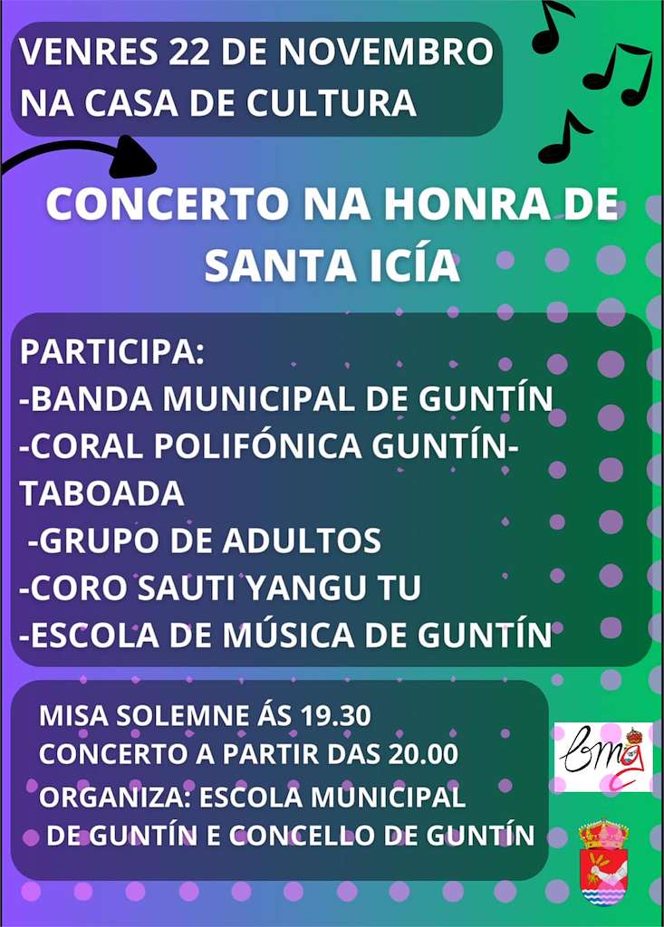 Concerto de Santa Icía (2024) en Guntín