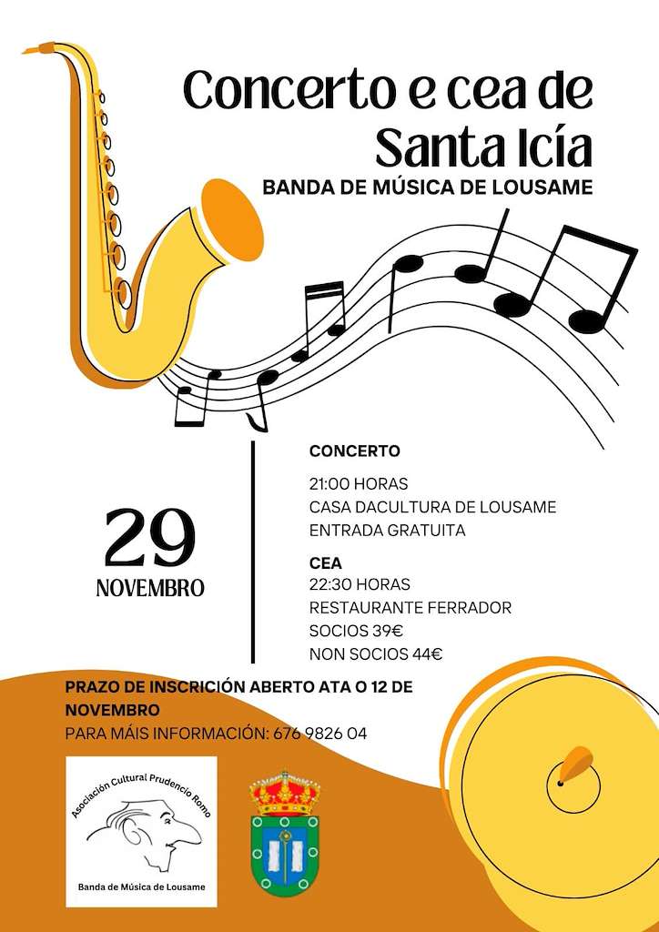 Concerto e Cea de Santa Icía (2024) en Lousame