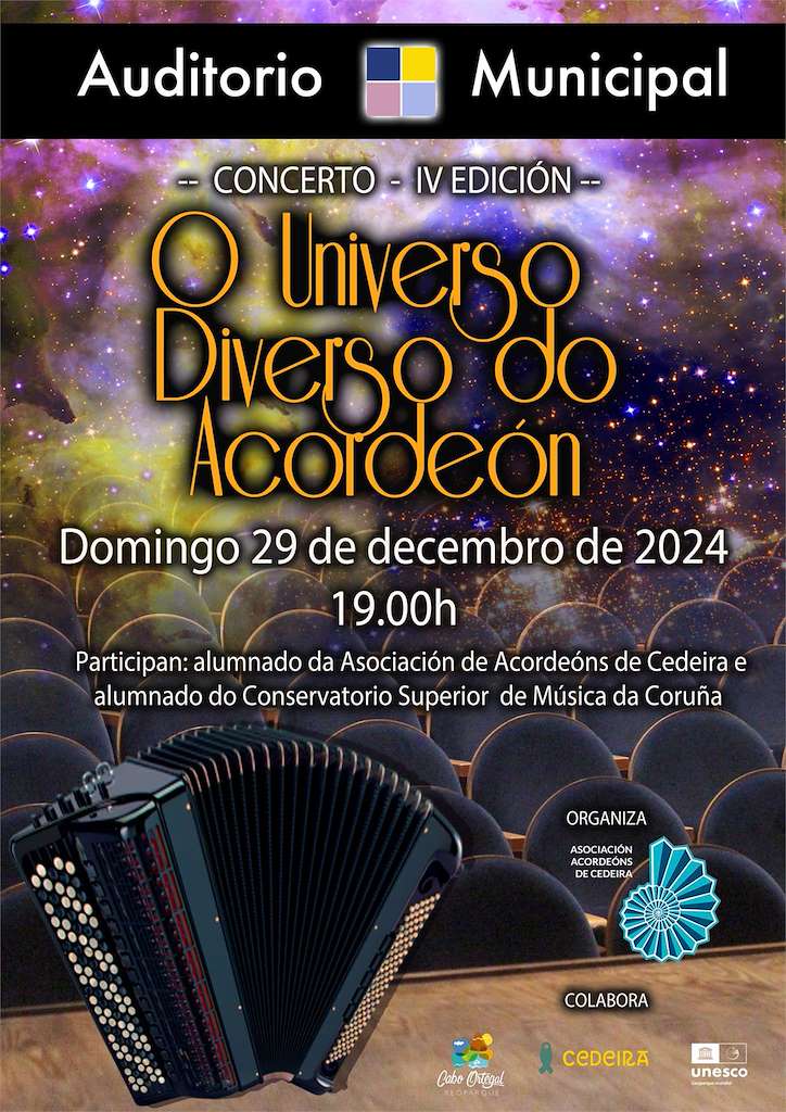 IV Concerto O Universo Diverso do Acordeón (2024) en Cedeira