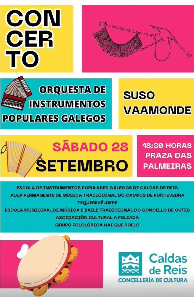 Concerto Orquesta de Instrumentos Galegos (2024) en Caldas de Reis