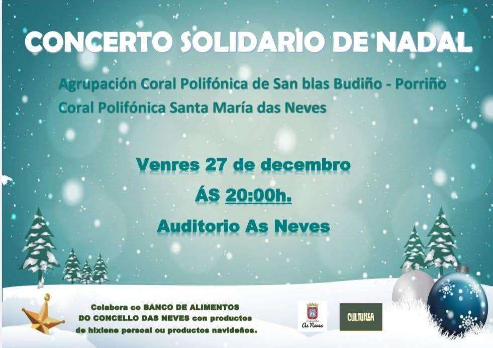 Concerto Solidario de Nadal (2024) en As Neves