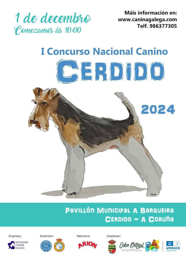 I Concurso Nacional Canino (2024) en Cerdido