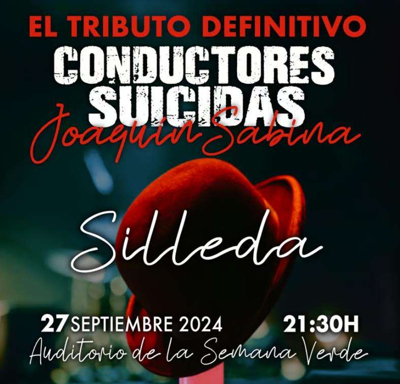 Conductores Suicidas - Tributo a Joaquin Sabina (2024) en Silleda