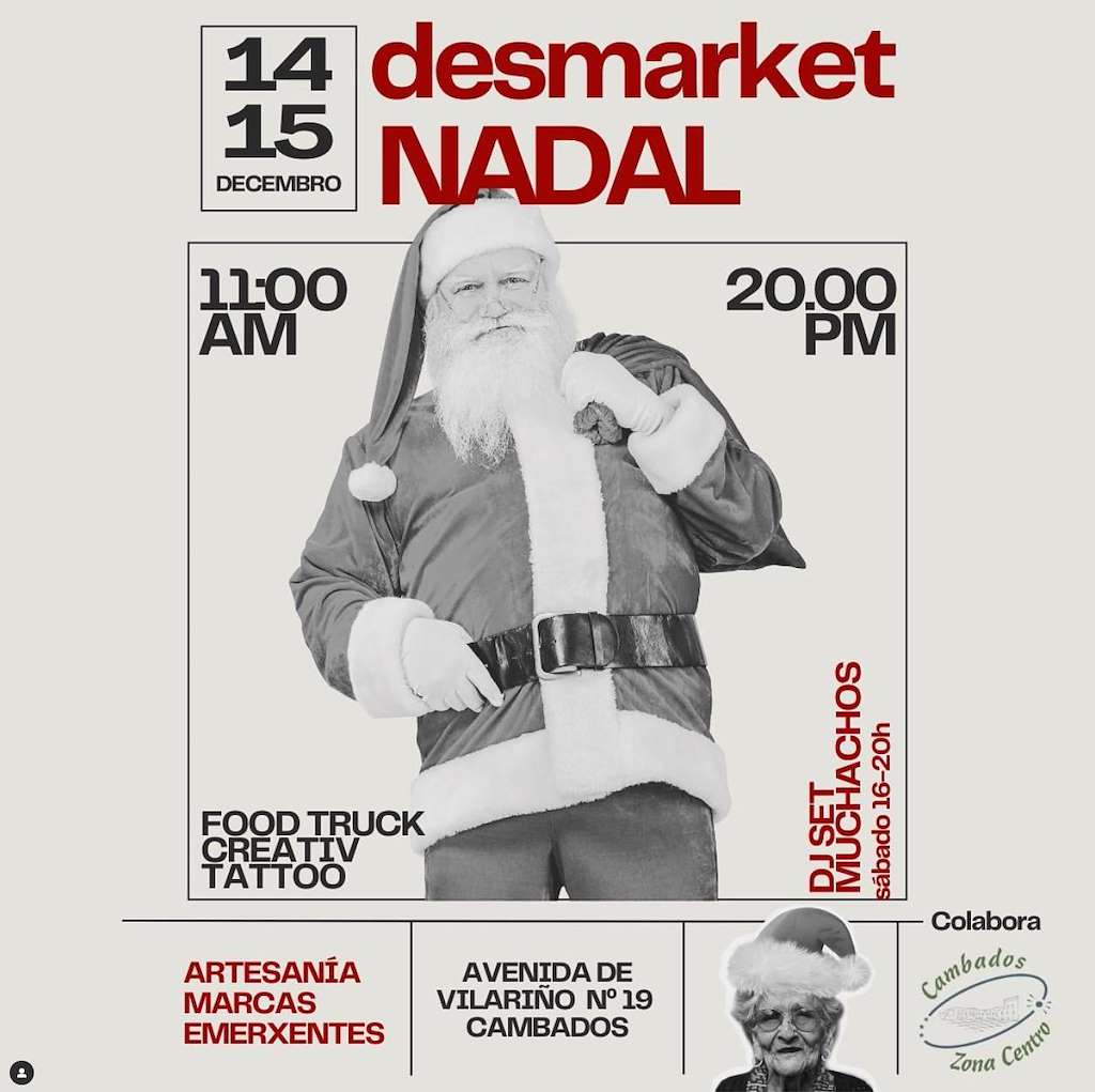 Desmarket de Nadal en Cambados