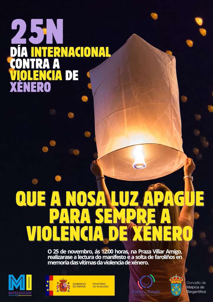 Día Internacional Contra a Violencia de Xénero (2024) en Malpica de Bergantiños