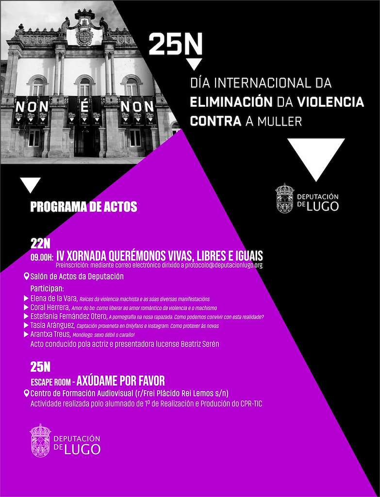 Día Internacional da Eliminación da Violencia contra a Muller (2024) en Lugo